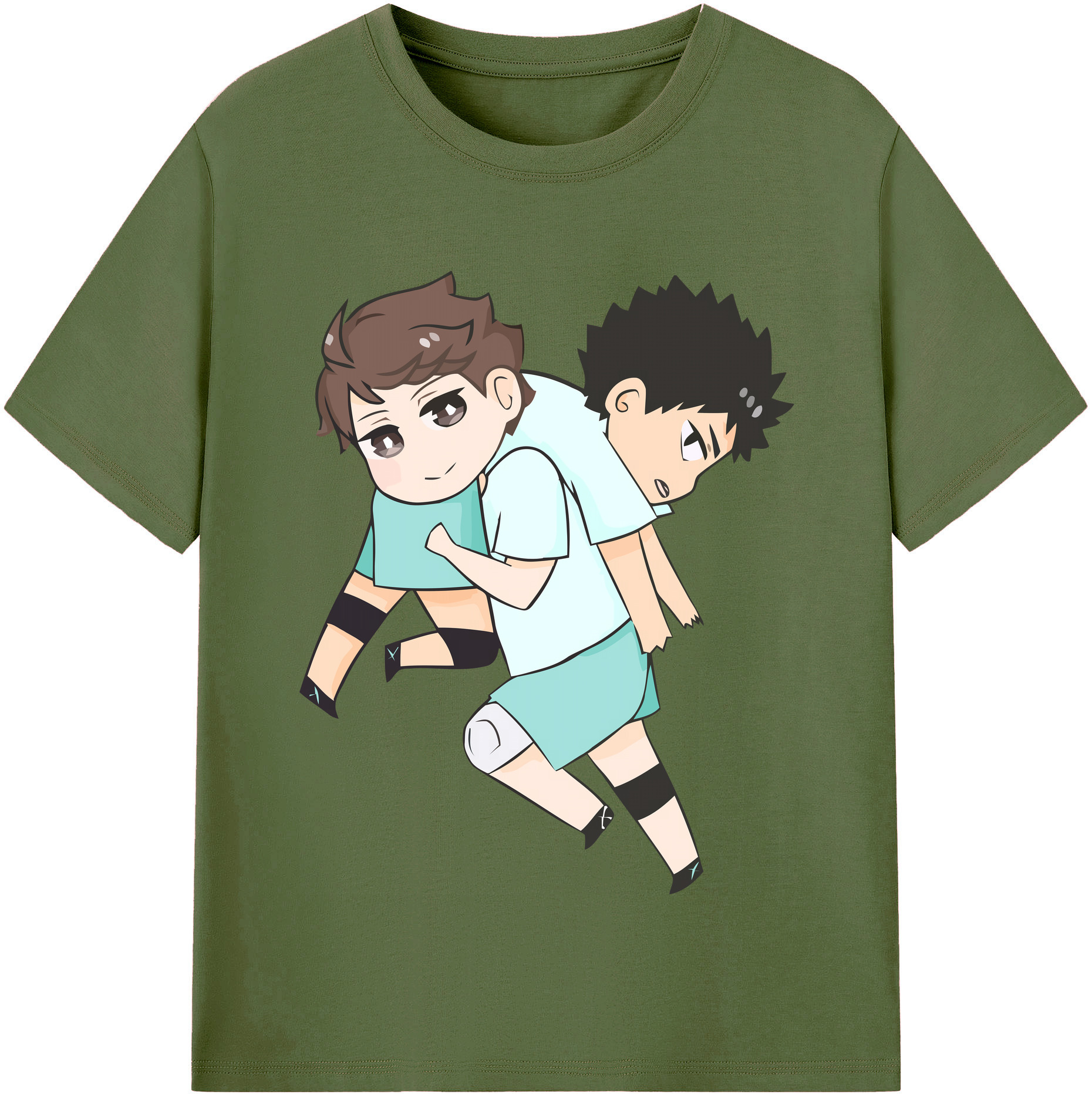 （画像用） ハイキュー!! Haikyu!! 綿100％半袖Tシャツ（フロントプリント）